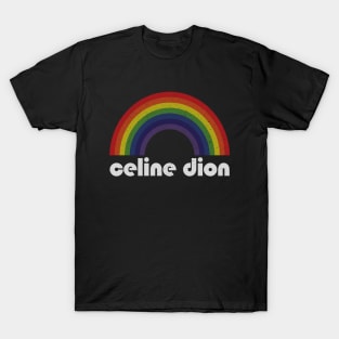 Celine Dion - Rainbow Vintage T-Shirt